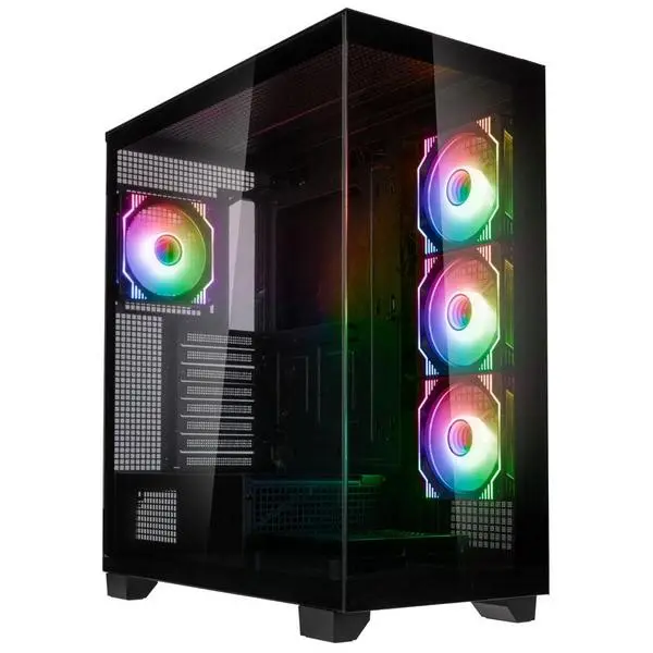 Кутия Kolink Unity Arena ARGB Showcase, Mid-Tower, Черна - KOLINK-CASE-GEKL-133