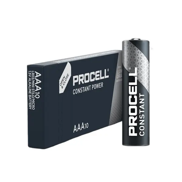 Алкална батерия LR03 1,5V AA  10pk опаковка CONSTANT MN2400  PROCELL - PROCELL-LR03-10PK-CON