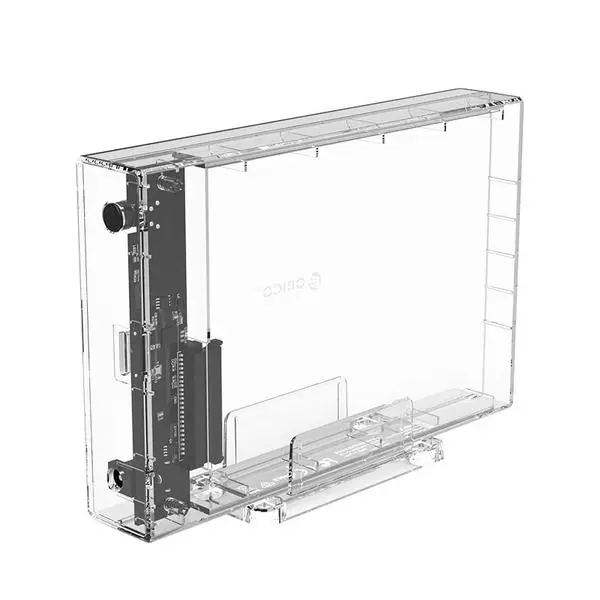 Orico Orico кутия за диск Storage Case 3.5 inch USB3.0 transparent, Vertical 3159U3 - 3159U3-EU-CR