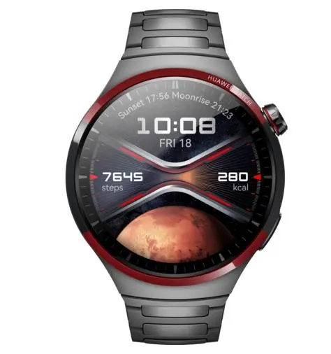 Huawei Watch 4 Pro Space Edition Gray, Medes-L19MN, Titanium strap, 49mm, GPS, WLAN, Heart Rate Monitor, SPO2 - 6942103116872