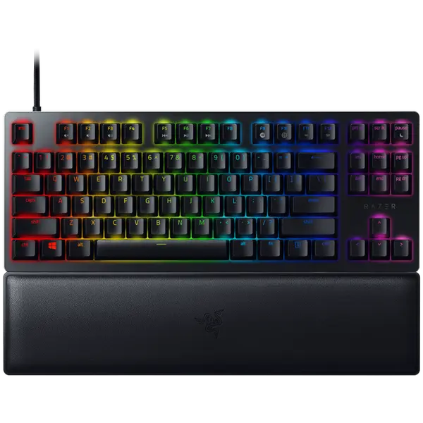 Razer Huntsman V2 Tenkeyless, Optical Gaming Keyboard (Linear Red Switch), US Layout - RZ03-03940100-R3M1
