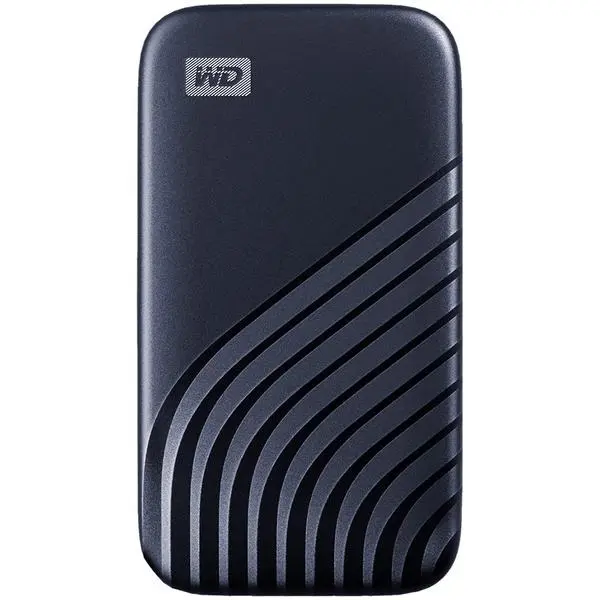 WD 1TB My Passport SSD - Portable SSD, up to 1050MB/s Read and 1000MB/s Write Speeds, USB 3.2 Gen 2 - Midnight Blue, EAN: 619659183967 - WDBAGF0010BBL-WESN