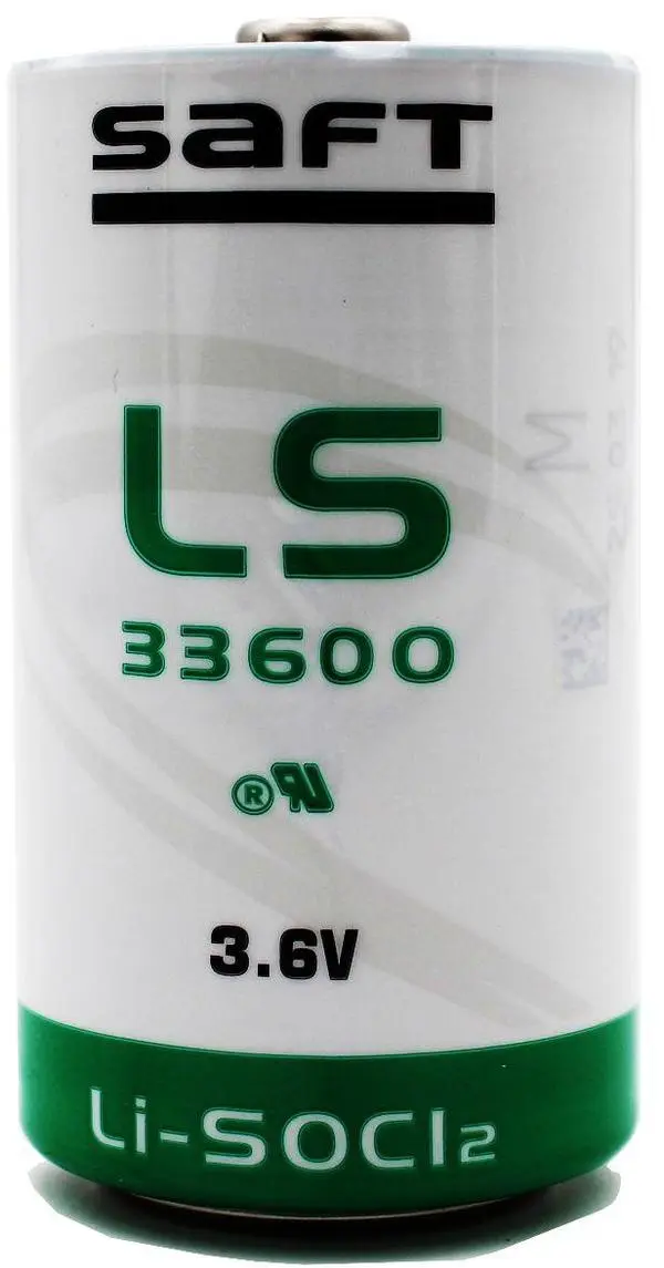 Литиево тионил хлоридна батерия SAFT LSH20, LS33600 3,6V R20 17Ah STD /с пъпка/ - SAFT-BL-LS33600