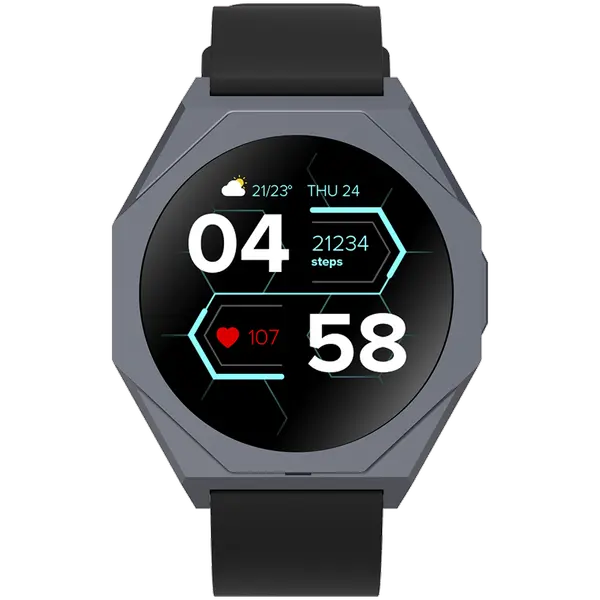 CANYON Otto SW-86, Smart watch Realtek 8762DK LCD 1.3'' LTPS 360X360px, TP G+F 1+gesture 192KB Li-ion polymer battery 3.7v 280mAh - CNS-SW86BB