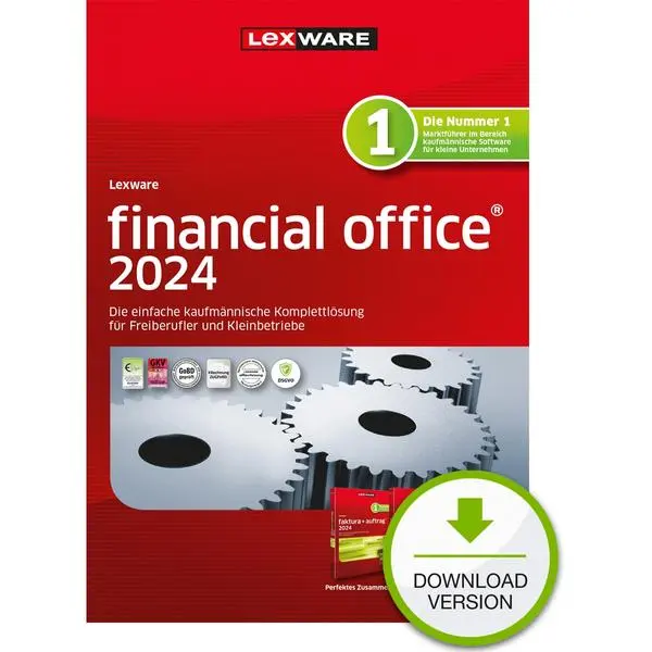 Lexware Financial Office 2024 - 1 Device, 1 Year ESD-Download ESD -  (К)  - 09017-2050 (8 дни доставкa)
