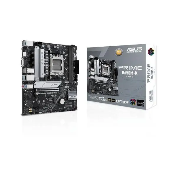 MB ASUS PRIME B650M-K (AMD,AM5,DDR5,mATX) -  (A)   - 90MB1F60-M0EAY0
