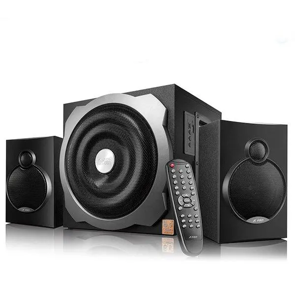 F&D A521X 2.1 Multimedia Speakers, 52W RMS (16Wx2+20W), 2x4'' Satellites + 6.5'' Subwoofer - A521X
