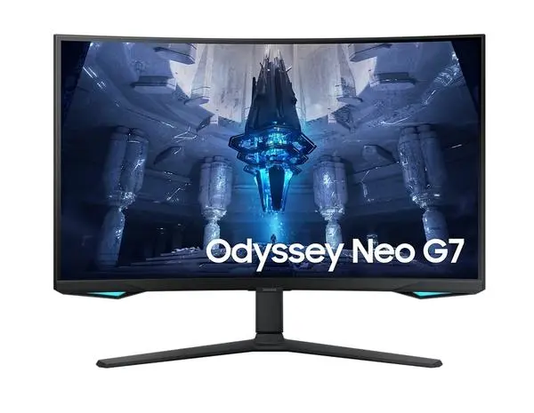 Samsung LS32BG750NP 32" Odyssey Neo G7,Curved VA, 165 Hz, 1 ms, 3840x2160, DP, 2xHDMI, USB Hub, Black - LS32BG750NPXEN