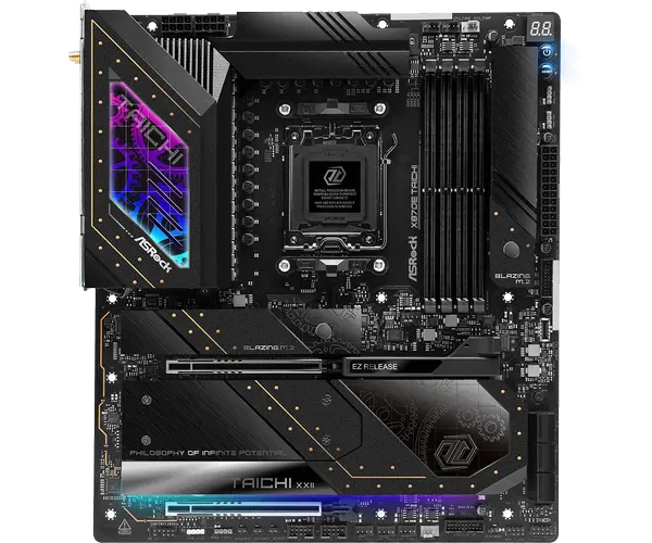 Дънна платка ASROCK X870 4xDDR5  6xSATA3  RAID HDMI                  4xM2 GLAN        2xPCIEx16             WiFi (71192)