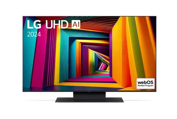 LG 43UR91003LA, 43" 4K UltraHD TV 4K (3840 x 2160), DVB-T2/C/S2, webOS 23 Smart TV, ThinQ AI, a5 AI Processor 4K - 43UT91003LA