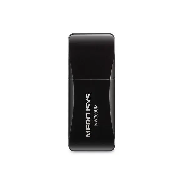 Безжичен мини USB адаптер Mercusys MW300UM N300 (v)