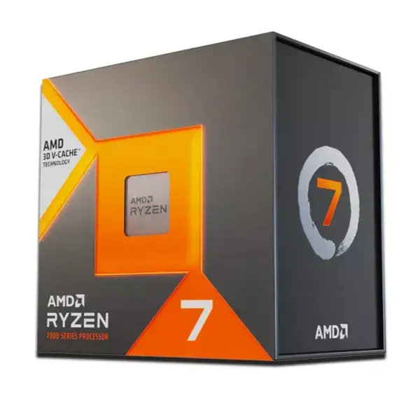 Процесор AMD Ryzen 7 7800X3D, осемядрен(4.2/5.0GHz, 96MB Cache, 0.4-2.2GHz графична карта, AM5), Box, без охлаждане, 100-100000910WOF