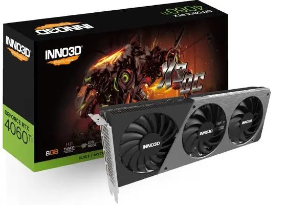 Inno3D GeForce RTX 4060 Ti 8GB GDDR6 X3 OC - N406T3-08D6X-171153L