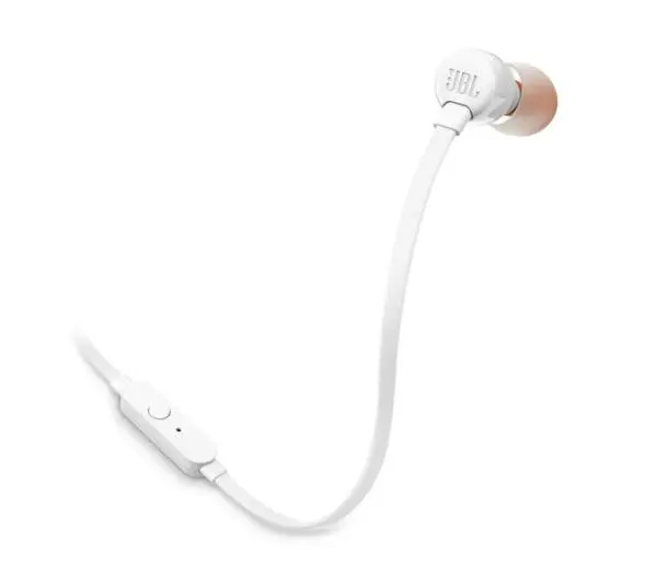 JBL T110 WHT In-Ear Headphones: Изживейте чист звук и комфорт