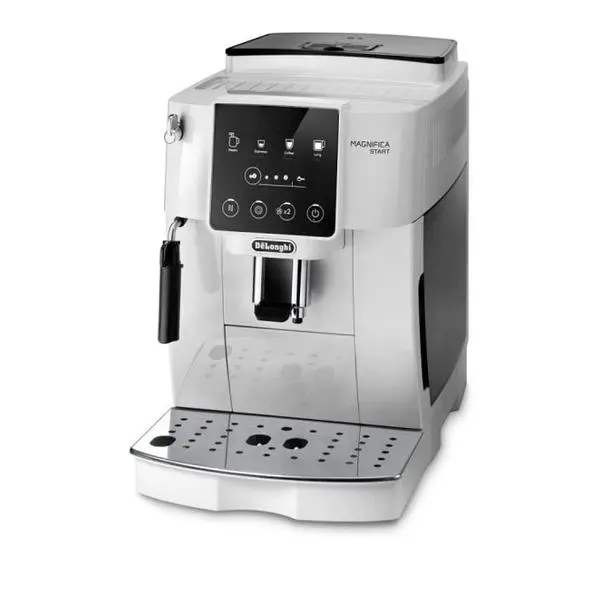 Кафеавтомат DeLonghi Magnifica Start, 1450W, 15 bar налягане, Touch контрол, бял