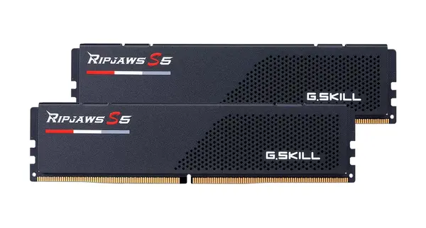 G.SKILL Ripjaws S5 Black 32GB(2x16GB) DDR5 5200MHz CL40 - Intel XMP -  F5-5200J4040A16GX2-RS5K