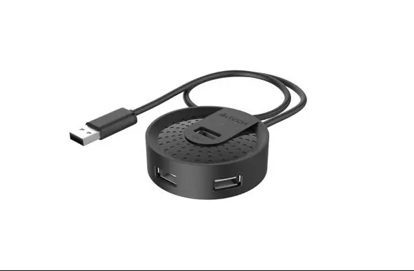 USB хъб A4tech HUB-20, 4 портов, USB 2.0 - A4-HUB-20-USB2