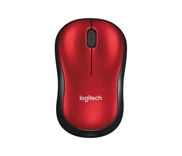 Logitech Wireless Mouse M185 - RED - 2.4GHZ - N/A - EWR2 - 10PK ARCA AUTO 910-002237