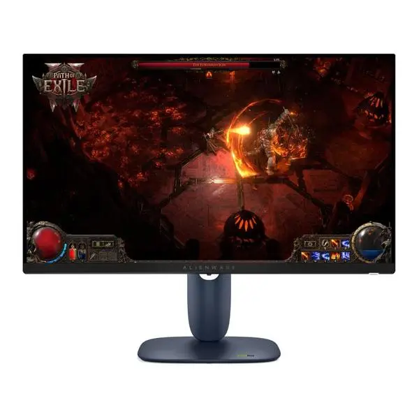 Монитор Dell Alienware AW2725DM, 27" (68.58cm) IPS панел, 180Hz, QHD, 1ms, 400 cd/m2, DisplayPort, HDMI, USB