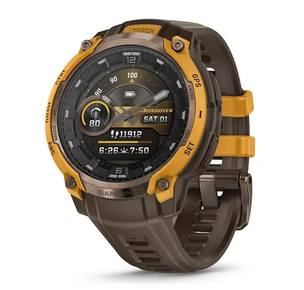 Garmin Instinct Crossover AMOLED - Instinct Crossover AMOLED - Bronze/Sunburst - 010-03398-01