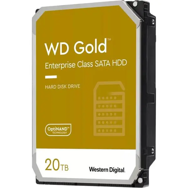 WD Gold 20TB HDD SATA 6Gb / s Enterprise 8.89cm 3.5Zoll 512MB cache -  (К)  - WD202KRYZ (8 дни доставкa)