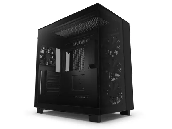 Кутия NZXT H9 Flow Matte Black - NZXT-CASE-H91FB-01