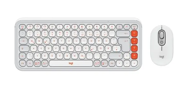 Logitech Pop Icon Combo - White - US INT'L - BT - N/A - INTNL-973 - 920-013141