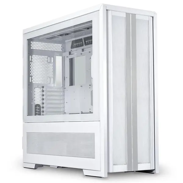Кутия Lian Li V3000 PLUS Full-Tower, Tempered Glass, Бяла - LL-CASE-GELI-925