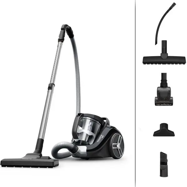 Прахосмукачка Rowenta RO4B75EA, без торба, 750W, 2500ml капацитет на контейнера, черна