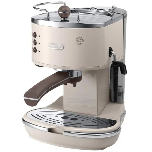 Кафемашина еспресо Delonghi ECOV 311.BG, 1100W, 15 bar, 1.4 л. обем на резервоара за вода, двойна система за филтриране, бежов