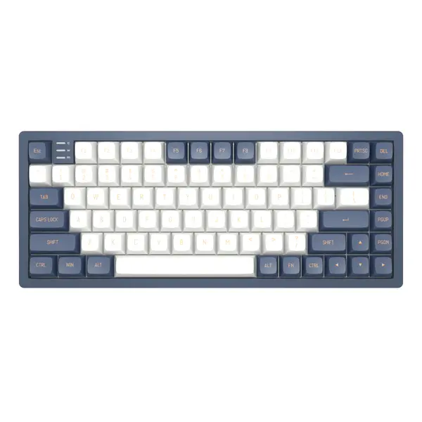 ## Геймърскa механична клавиатура Dark Project KD83A Ivory/Navy Blue RGB 75% - G3MS Sapphire Switches, PBT - FSH-DP-KD-83A-NAVY