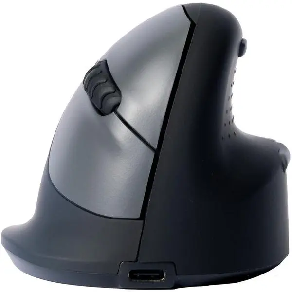 R-Go Mouse HE ергономична дясна Bluetooth средна черна/сребърна -  (A)   - RGOHEWL (8 дни доставкa)