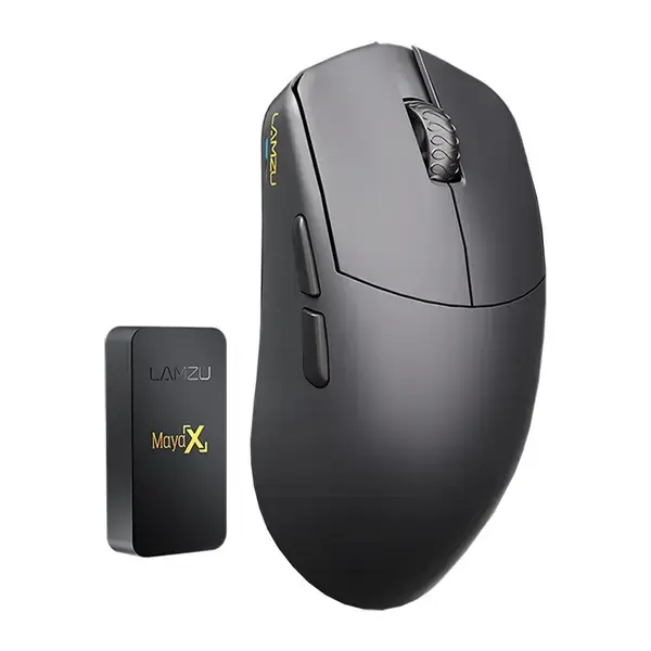 Lamzu Професионална геймърска мишка MAYA X 8K Wireless Mouse Black - LAMZU-MAYA-X-BLK