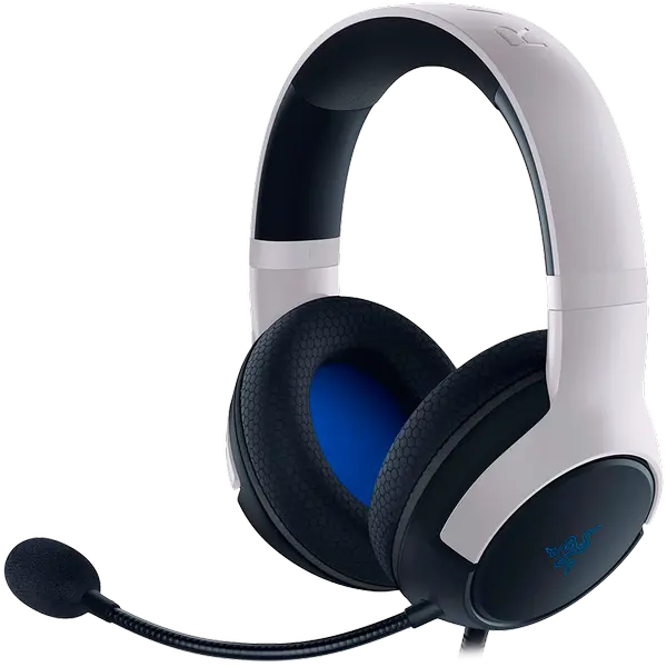 Razer Kaira for Playstation - White, Dual Wireless PlayStation 5 Headset, TriForce Titanium 50mm Drivers - RZ04-03980100-R3M1
