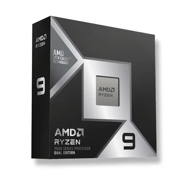 Процесор AMD RYZEN 9 9950X3D2 Dual Edition, 16-Core, 4.3 GHz, 192MB, 200W, AM5, BOX, No Cooler - 100-100001978WOF