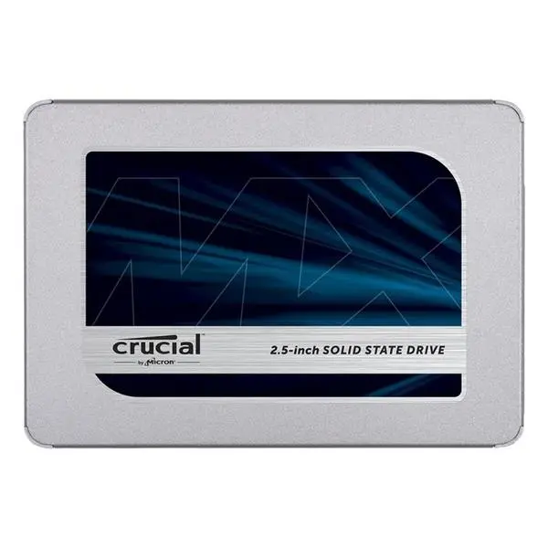 Памет SSD 250GB Crucial MX500, SATA 6Gb/s, 2.5" (6.35 cm), скорост на четене 560 MB/s, скорост на запис 510MB/s- CT250MX500SSD1