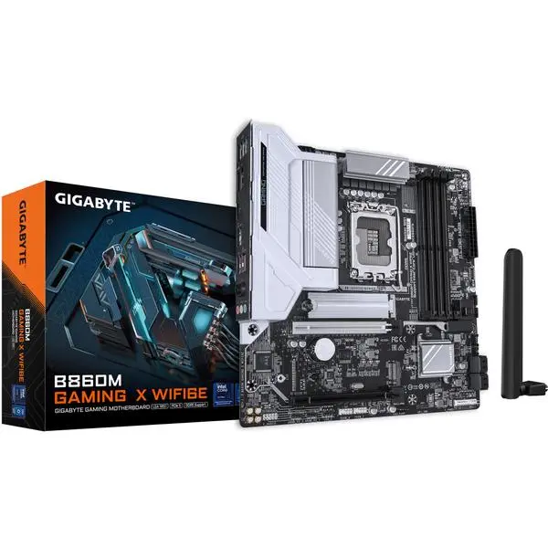 LGA1851 Gigabyte B860M GAMING X WIFI6E -  (К)  - B860M GAMING X WIFI6E (8 дни доставкa)