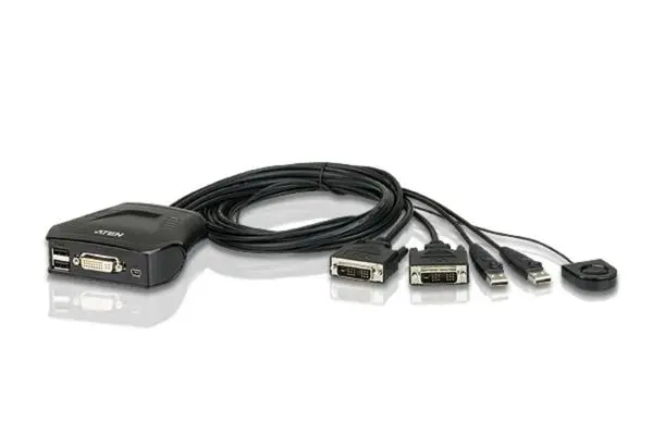 ATEN Auto Switch KVM 2x1 DVI & USB CS-22D