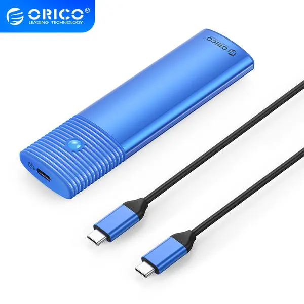 Orico Orico външна кутия за диск Storage Case M.2 NVMe M/B key 10 Gbps Blue PWM2-G2 - PWM2-G2-BL-EP