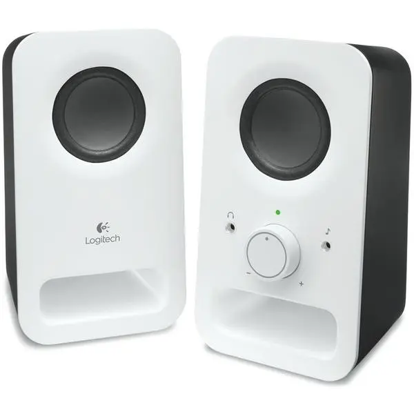 LOGITECH Z150 Stereo Speakers - SNOW WHITE - 3.5 MM - 980-000815