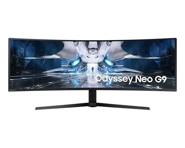 Samsung 49AG950, 49" Odyssey Neo G9, Curved VA Quantum Mini LED, 1000R, 240 Hz, 1 ms GTG, 5120 x 1440 - LS49AG950NUXEN