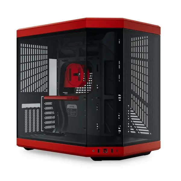 Кутия HYTE Y70 Tempered Glass Black/Red - HYTE-CASE-GEHY-024