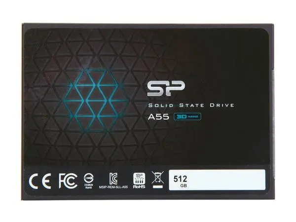 SSD SILICON POWER A55, 2.5", 512 GB, SATA3 3D NAND flash - SP512GBSS3A55S25