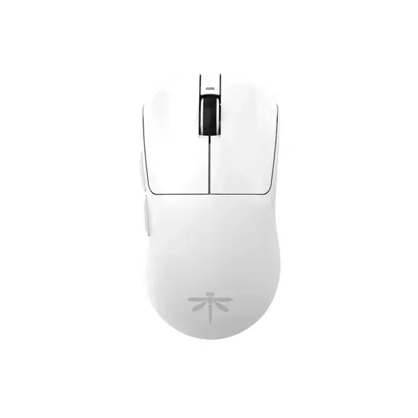 VGN Професионална геймърска мишка Wireless Mouse F1 PRO MAX DRAGONFLY 1K (4K compatible), Kailh Black Gold Mamba Switches, White - F1-PRO-MAX-DRAGONFLY