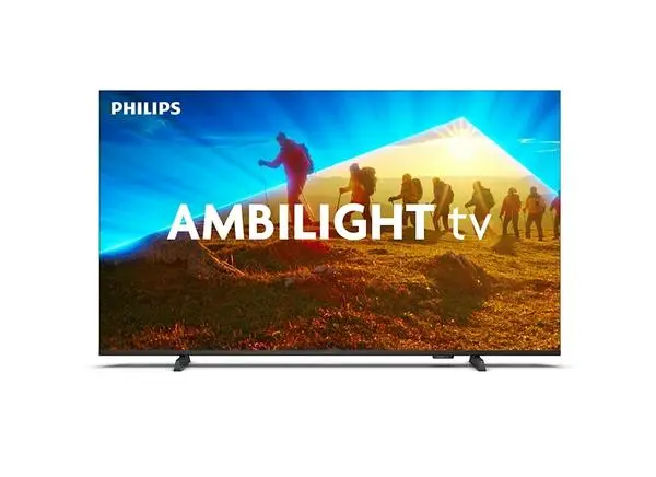 Philips  65" 4K UHD LED, 3840x2160, DVB-T/T2/T2-HD/C/S/S2, 60Hz, Ambilight 3, Pixel Precise UHD, HDR+ - 65PUS8009/12