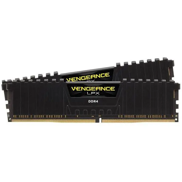 Corsair DDR4, 3600MHz 16GB 2 x 8GB DIMM, Unbuffered, 18-22-22-42, 1R, XMP 2.0 Vengeance LPX Black, 1.35V - CMK16GX4M2D3600C18