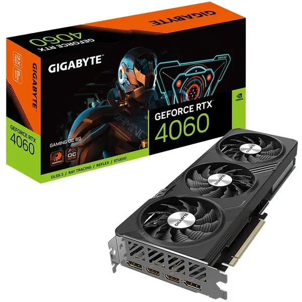 RTX 4060 8GB Gigabyte Gaming OC GDDR6 3Fan - Една изключително мощна и ефективна графична карта