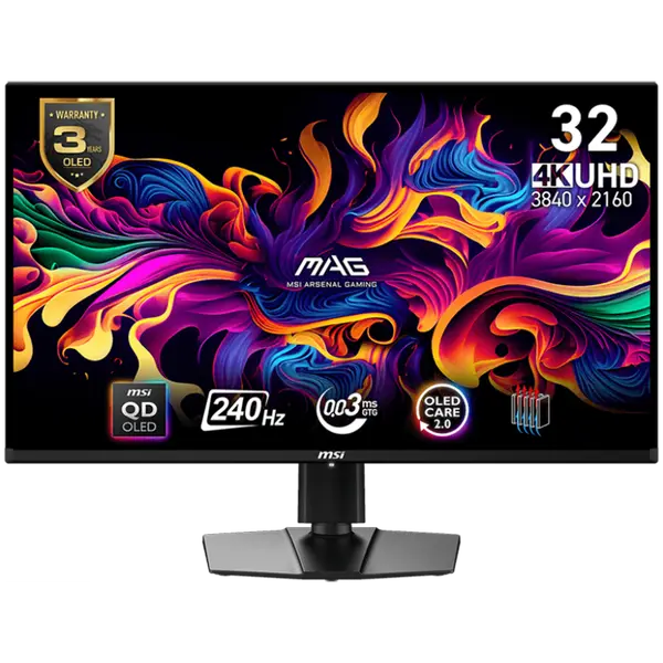 ## MSI MAG 321UPX QD-OLED: Излезте отвъд границите на играта с този спиращ дъха 32-инчов 4K OLED монитор