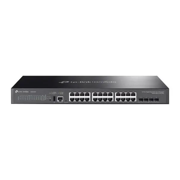24-портов гигабит L3 управляем комутатор TP-Link Omada SG5428X с 4x10G слота (v)