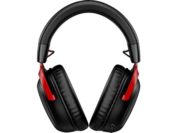 Геймърски слушалки HyperX, Cloud III, Безжични, Микрофон, Черно/Червено - 77Z46AA